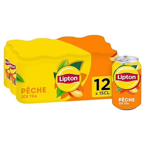 LIPTON Saveur Peche Ice Tea 12x 150ml - Eistee mit Pfirsich-Flavour von Lipton