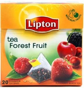 Lipton Black Tea - Forest Fruit - Premium Pyramid Tea Bags (20 Count Box) [PACK OF 3] by Lipton von Lipton