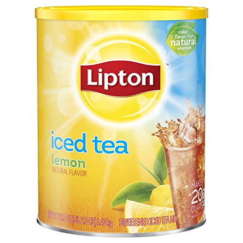 Lipton Iced Tea - Natürliche Zitrone – ergibt 20 Quarts – Nettogewicht 1,34 kg von Lipton