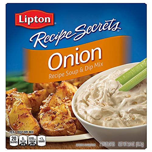 Lipton Recipe Secrets Zwiebelrezept, Suppen- und Dip-Mischung, 56,7 g, 2 Stück von Lipton