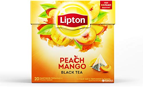 Lipton Tea Mango und Pfirsich - 20 Pyramiden (6 Boxen: 120 Pyramiden) von Lipton