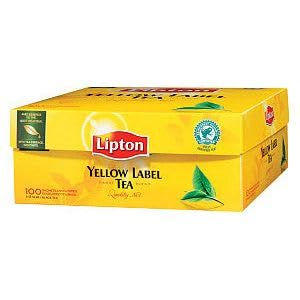 Lipton Yellow Label Quality No. 1 Finest Tea Blend 100 Btl. 200g - Feinster Schwarzer Tee der Premiumklasse von Lipton