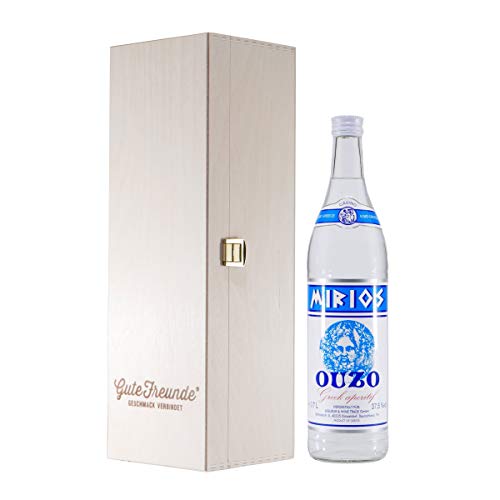 Mirios Ouzo - Greek Aperitif mit Geschenk-Holzkiste von Liqueur & Wine Trade