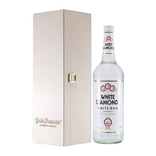 WHITE DIAMONDS RUM mit Geschenk-Holzkiste von Liqueur & Wine Trade