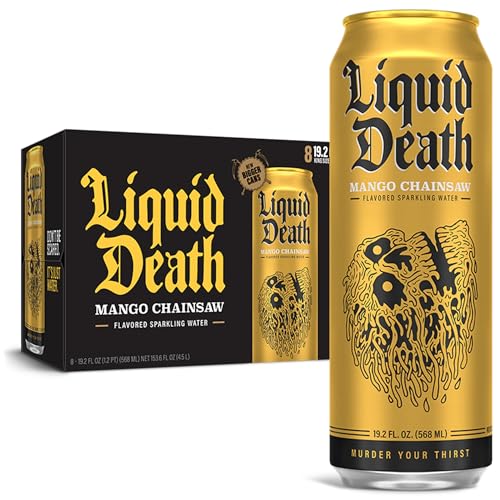 Liquid Death Sparkling Water Mango Kettensäge 153.6FO von Liquid Death