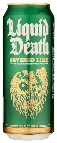 Liquid Death Sprudelwasser, abgetrennter Kalk, 16,9 FZ von Liquid Death