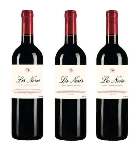 3x 0,75l - 2017er - Lis Neris - Riserva - Lis Neris - Merlot & Cabernet Sauvignon - Venezia Giulia I.G.P. - Friaul - Italien - Rotwein trocken von Lis Neris