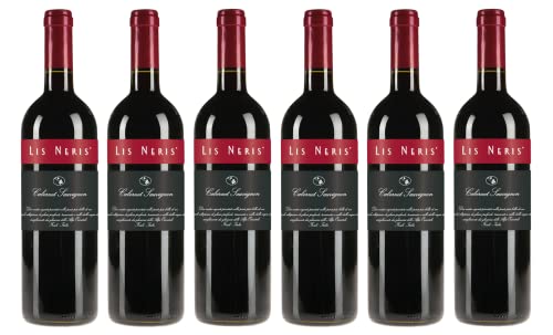 6x 0,75l - 2020er - Lis Neris - Tradizionali - Cabernet Sauvignon - Isonzo D.O.P. - Friaul - Italien - Rotwein trocken von Lis Neris