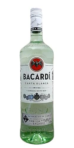 Bacardi Carta Blanca Superior White Rum 1,0 Liter von Liter