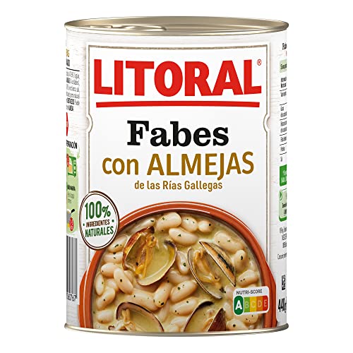 Litoral: Fabes con Almejas - Bohnen- und Muscheleintopf aus Asturien - 425g von Litoral