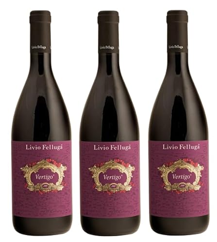 3x 0,75l - 2022er - Livio Felluga - Vertigo - Rosso delle Venezie I.G.P. - Italien - Rotwein trocken von Livio Felluga