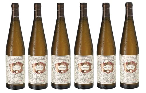 6x 0,75l - Livio Felluga - Pinot Grigio - Colli Orientali del Friuli D.O.P. - Friaul - Italien - Weißwein trocken von Livio Felluga