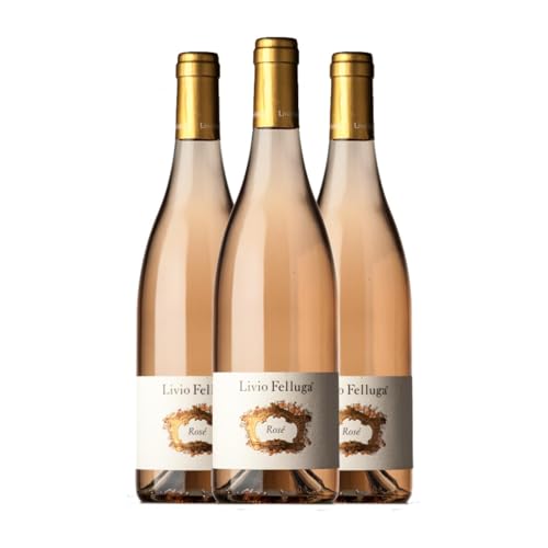 Livio Felluga Rosé Friuli-Venezia Giulia 75 cl Rosé-Wein (Karton mit 3 Flaschen von 75 cl) von Livio Felluga