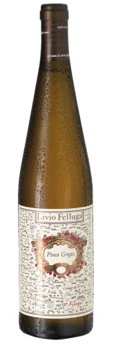 Pinot Grigio Collio DOC tr. 2021 von Livio Felluga (1x0,75l), trockener Weisswein aus dem Friaul von Livio Felluga