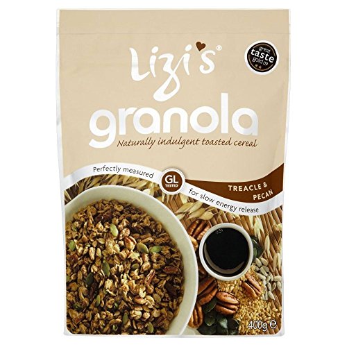 Lizi des Treacle & Pecan Granola (400g) - Packung mit 2 von Lizi's