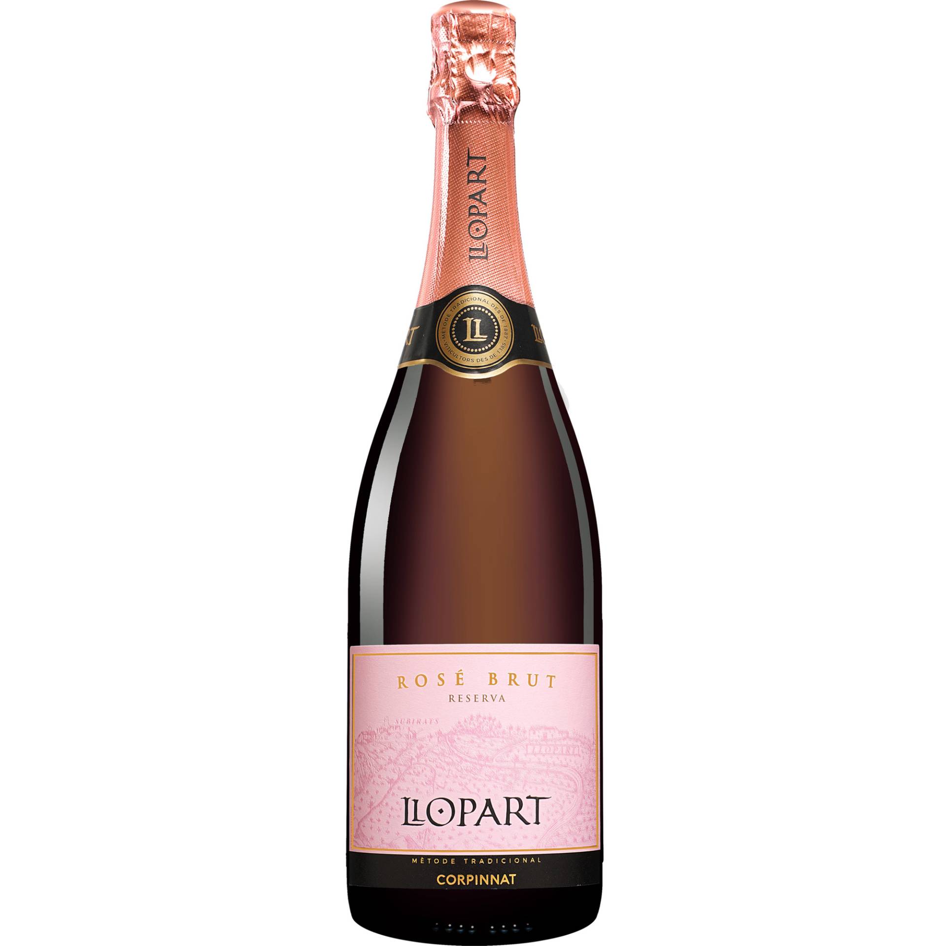 Llopart Reserva Brut Rosé 2021  0.75L 11.5% Vol. Trocken aus Spanien von Llopart