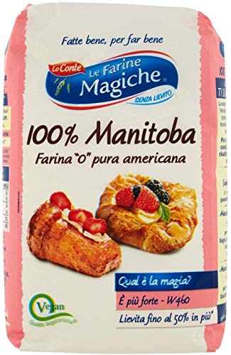 Lo conte Le Farine magiche Farina Favola Manitoba 100% Americana 1kg Mehl für Desserts von Lo conte