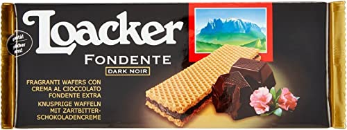 3x Loacker Wafer Fondente Dark Noir knusprige waffeln mit zartbitter schokoladencreme 150g von Loacker