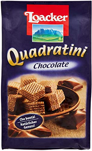 6x Loacker Quadratini chocolate schoko schokolade Würfel Waffeln kekse 125g von Loacker