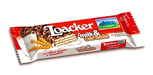 Schoko Snack Milk & Cereals 25 gr. - Loacker von Loacker