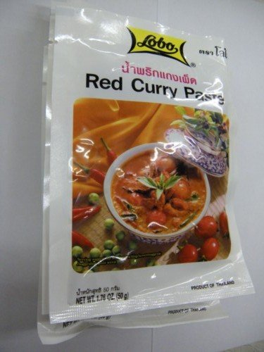 Rote Curry paste 12x50g von Lobo