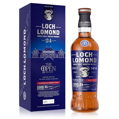 Loch Lomond 24 Years Old THE OPEN 152th Royal Troon Manzanilla Sherry Cask 47,1% Vol. 0,7l in Geschenkbox von Loch Lomond Whiskies