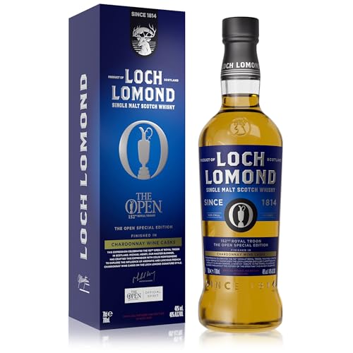 Loch Lomond THE OPEN 152th Royal Troon Chardonnay Wine Cask Finish 46% Vol. 0,7l in Geschenkbox von Loch Lomond