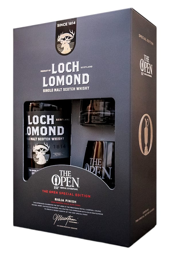 Loch Lomond The Open Special Edition 2023 Rioja Finish mit 2 Gläsern 46% vol. 0,7 l von Loch Lomond