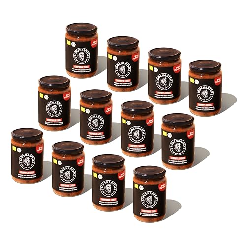 Löwenanteil - 100% Bio-Eintopf CHIPOTLE CHILI - 12x 570g Glas - Proteinreiches Bio-Fertiggericht mit bestem Bio-Rindfleisch & Süßkartoffel - Ohne Zuckerzusatz & Glutenfrei von Löwenanteil