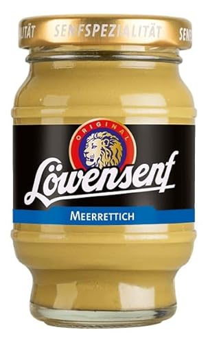 Löwensenf - Senfspezialität Meerrettich - (100ml) Tönnchen von Löwensenf