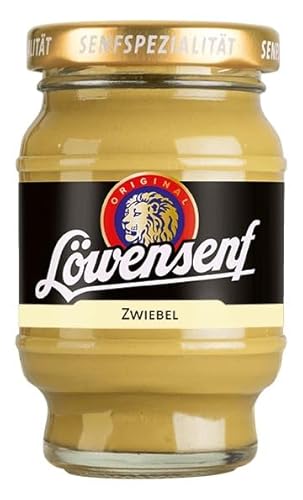 Löwensenf - Senfspezialität Zwiebel - (100ml) Tönnchen von Löwensenf