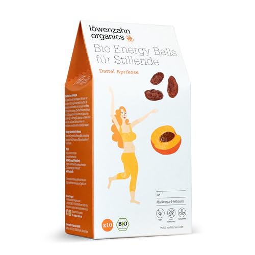 Löwenzahn Organics | Bio Energy Balls für Stillende | Stillkugeln zur Unterstützung der Milchbildung | Alternative zu Stilltee, Stillsaft, Boxhornklee Kapseln Stillen, Still Tee, Stillriegel Bio von Löwenzahn Organics