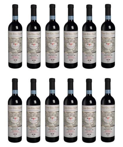 12x 0,75l - 2021er - Loggia dei Sani - Oro dei Sani - Passo Premium Rosso - Terre di Chieti I.G.P. - Abruzzen - Italien - Rotwein trocken von Loggia dei Sani