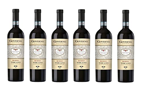 6x 0,75l - 2018er - Loggia dei Sani - Governo - Rosso - Toscana I.G.P. - Italien - Rotwein trocken von Loggia dei Sani