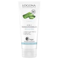 Reinigungsmilch 3 in 1 mit Aloe Vera & Rose von LOGONA