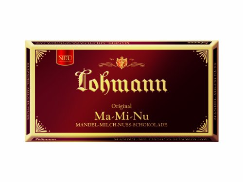 Lohmann MA-MI-NU Mandel-Milch-Nuss Schokolade, 4er Pack (4x 100 g) von Lohmann