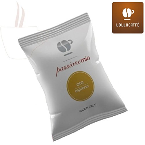 100 Lavazza A Modo Mio kompatible Kaffeekapseln - Lollo Caffè Oro Espresso von LOLLO