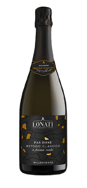 "A Prima Vista" Spumante Metodo Classico Pas Dosè 2021 von Lonati Winery