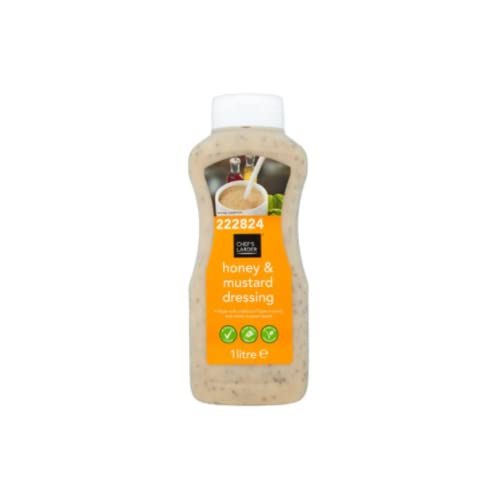 Chef's Larder Honey & Mustard Dressing 1 Liter x 6 Stück von London Grocery