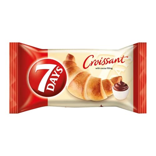 Croissant 7 Tage mit Kakaofüllung, 20 x 60 g von London Grocery