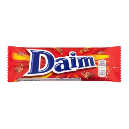 Daim Schokolade Einzelriegel (36x 28g), 36er Pack von London Grocery