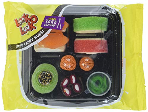 Look O Look Mini Candy Sushi aus Fruchtgummi, 6er Pack (6 x 100 g) von LOOK O LOOK