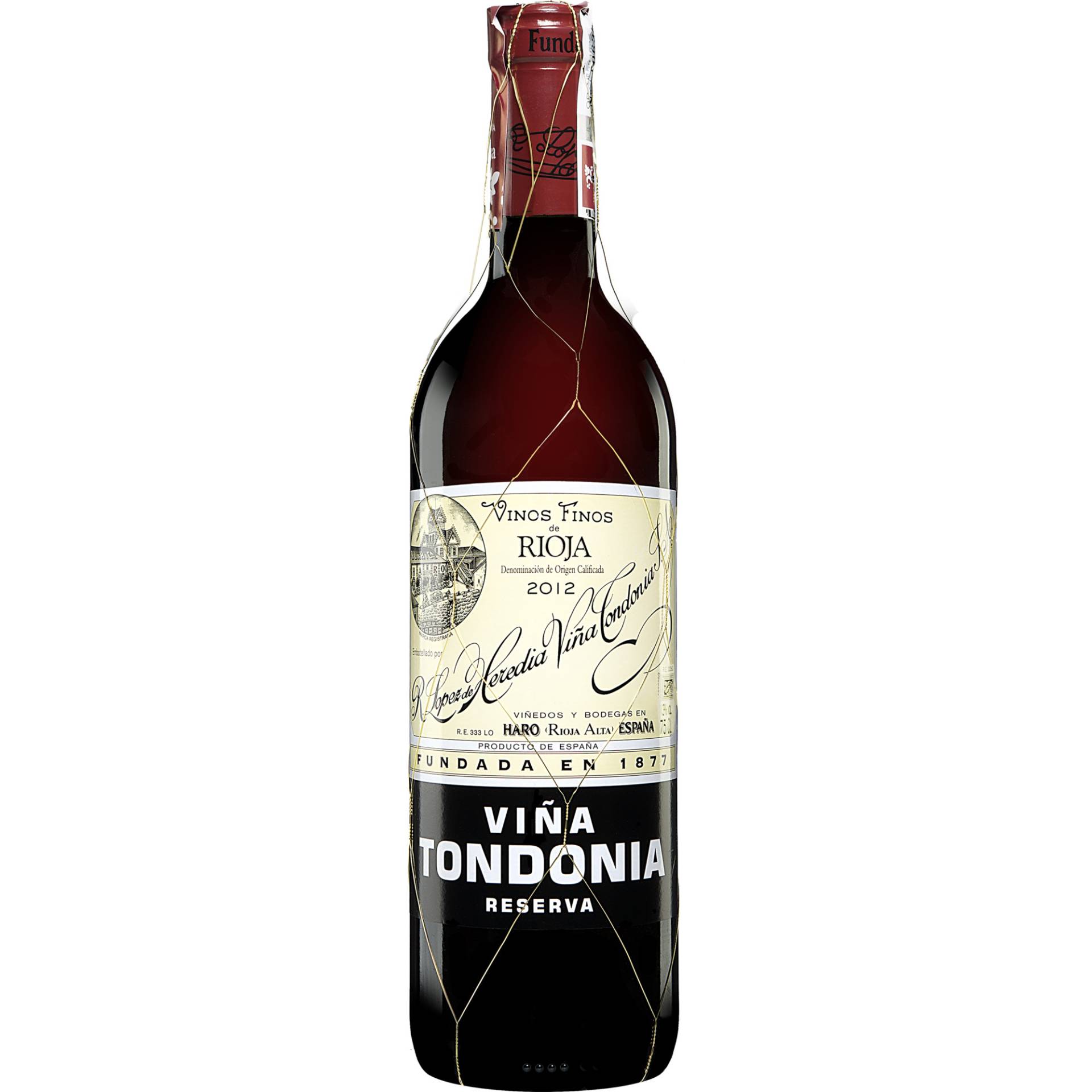 Tondonia »Viña Tondonia« Tinto Reserva 2012  0.75L 13% Vol. Rotwein Trocken aus Spanien von López de Heredia - Viña Tondonia