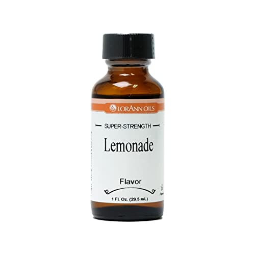 Limonade - Lebensmittel Aroma/Aromaöl Extrakten von LorAnn Oils (30 ml) für Kochen, Kosmetik und die Herstellung von E-Zigarette Liquid: Süßigkeiten, Kuchen, Zahnfleisch, Schokolade, Marshmallow, Karamell, Dessert, Creme für Gesicht und Körper, Masken, Duschgel, Lippenstifte, Lipgloss, Lippenbalsam, Elektrische Zigarette Liquid, und mehr 1oz von LorAnn