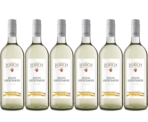 Lorch Riesling Gewürztraminer feinherb Qualitätswein Pfalz Feinherb (6 x 1l) von Lorch