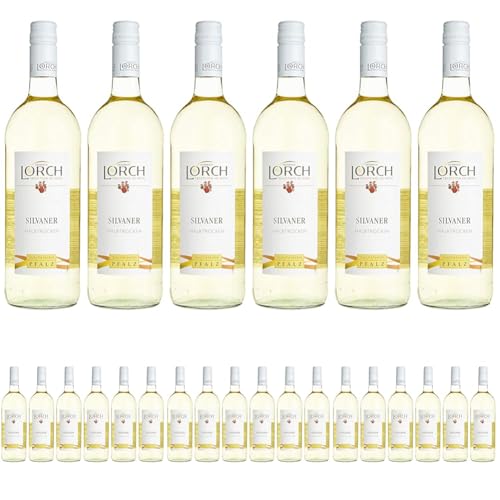 Lorch Silvaner Halbtrocken, (6 x 1l) (Packung mit 4) von Lorch