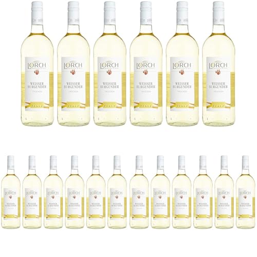 Lorch Weisser Burgunder Trocken (6 x 1l) (Packung mit 3) von Lorch