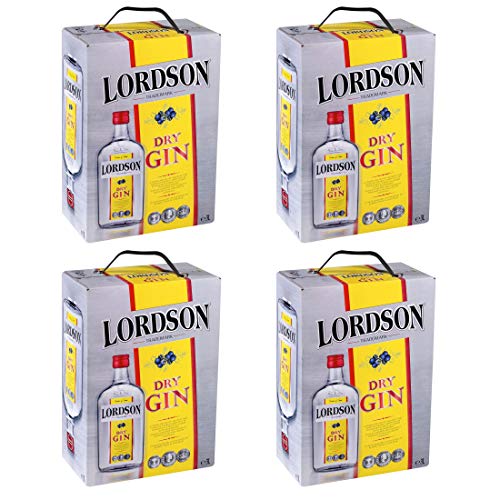 Bag-in-Box - Gin - Lordson - Spirituosen, Box mit:4 Boxen von Lordson