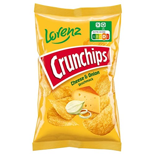 Lorenz Snack World Crunchips Cheese & Onion, 20er Pack (20 x 175 g) von Lorenz Snack World