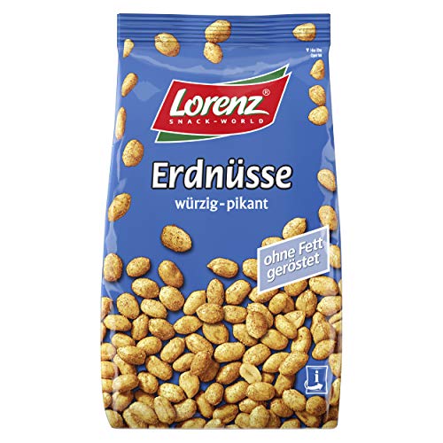 Lorenz Snack World Erdnüsse würzig-pikant Stehbeutel 1 kg von Lorenz Snack World